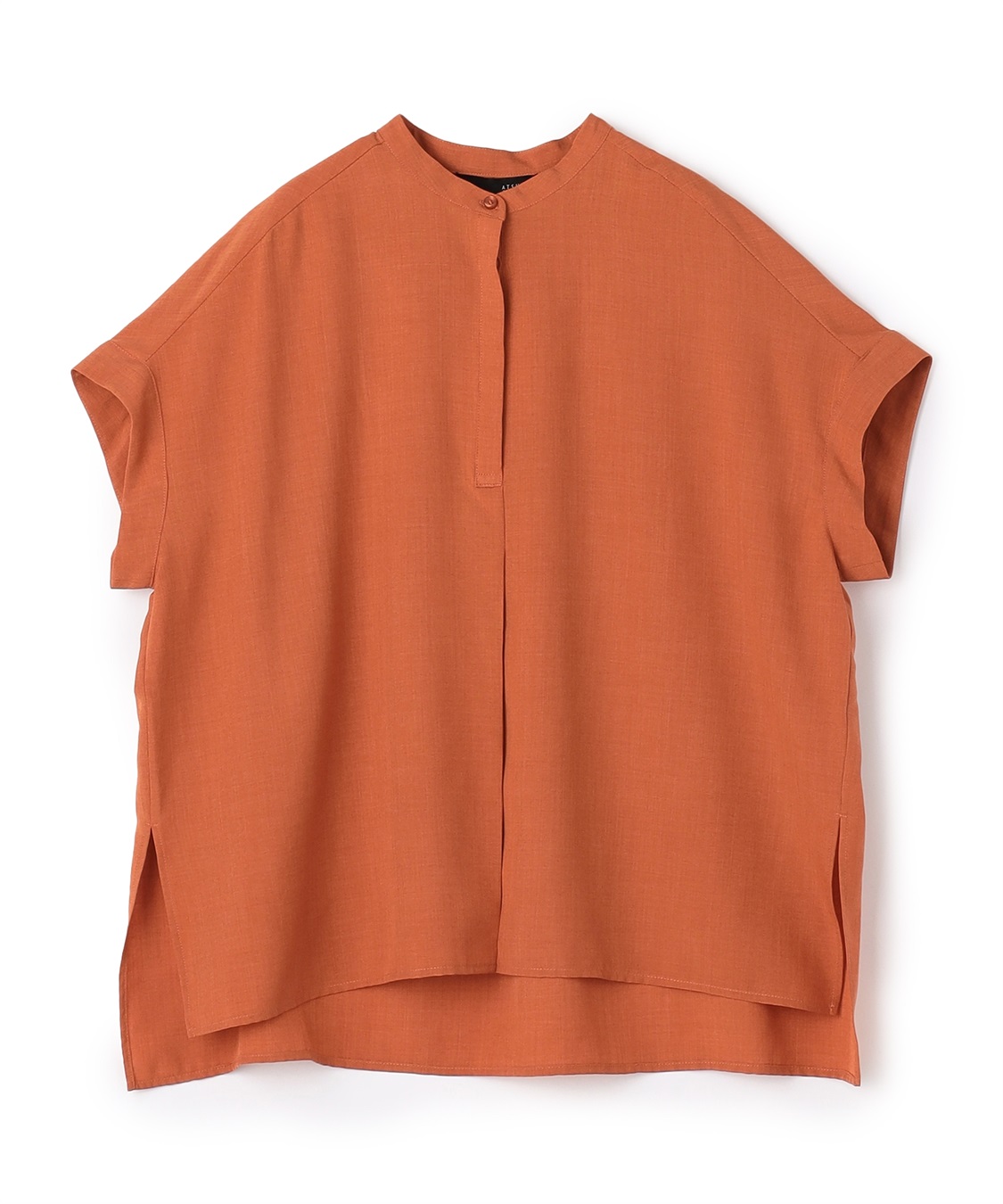 ATSURO TAYAMA バックタック半袖ブッチャーブラウス_sub_3