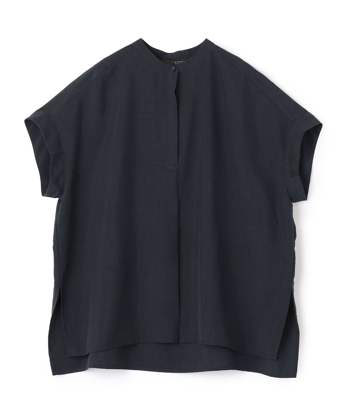 ATSURO TAYAMA バックタック半袖ブッチャーブラウス_sub_4