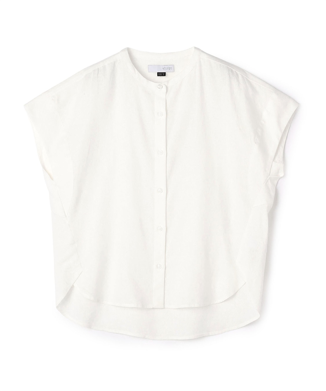 ATSURO TAYAMA フロントボタン半袖ブラウス_sub_2