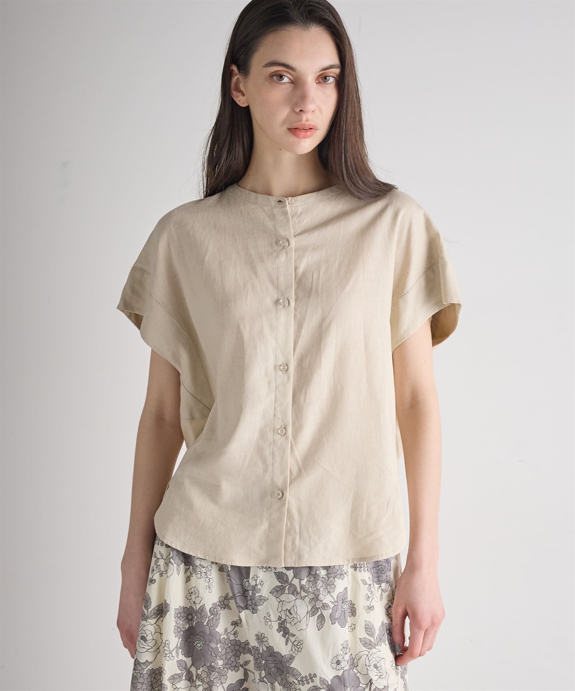 ATSURO TAYAMA フロントボタン半袖ブラウス_sub_13