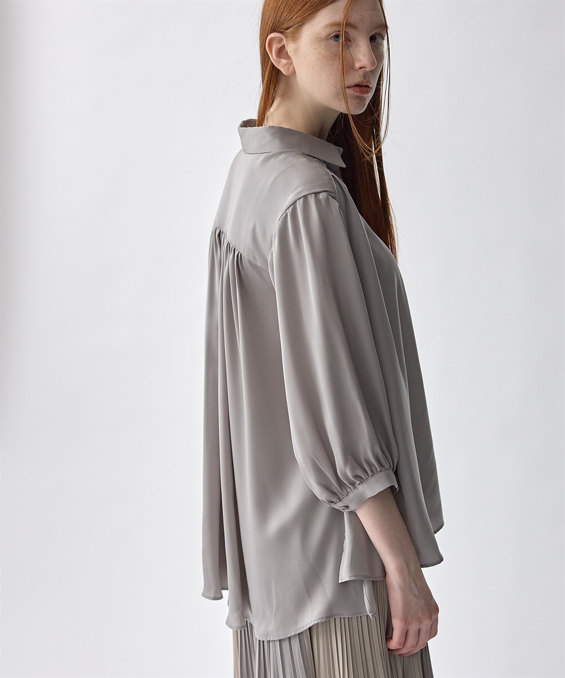 ATSURO TAYAMA ギャザーブラウス_sub_5