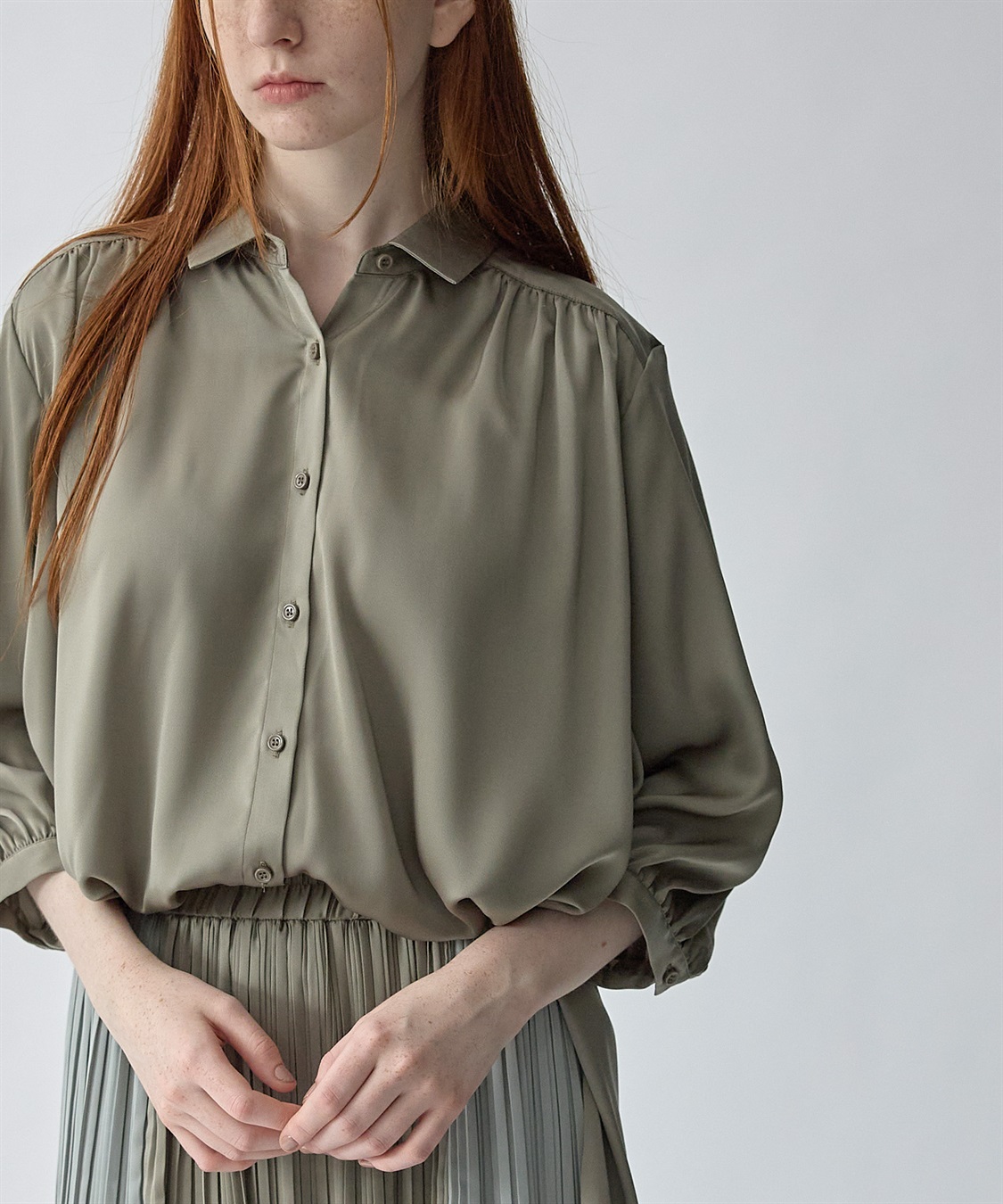 ATSURO TAYAMA ギャザーブラウス_sub_15