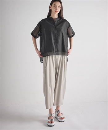 ATSURO TAYAMA シアーポプリン半袖バンドカラーシャツ_subthumb_19