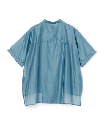 ATSURO TAYAMA シアーポプリン半袖バンドカラーシャツ_subthumb_20