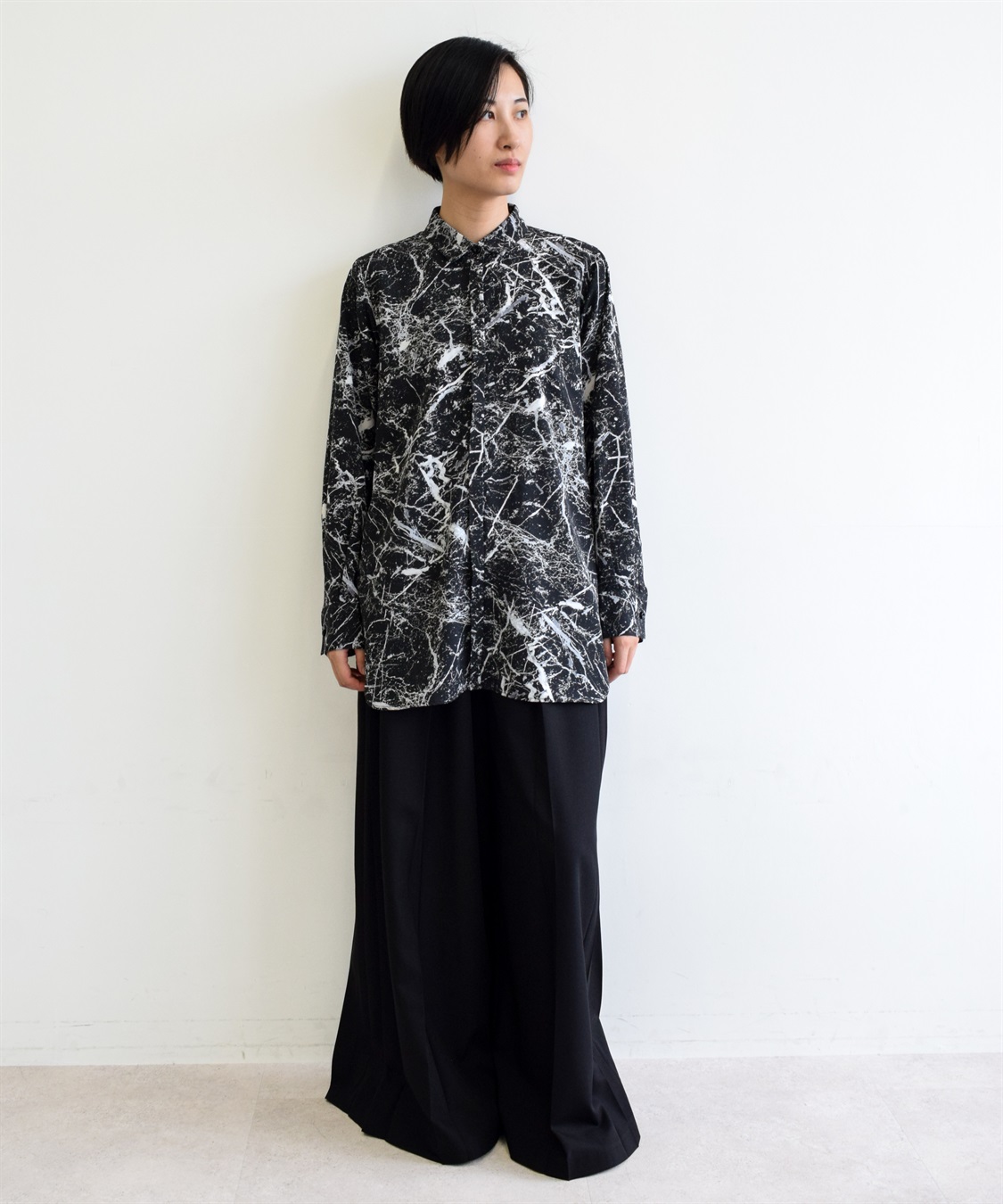 ATSURO TAYAMA マーブルプリントブラウス_sub_9