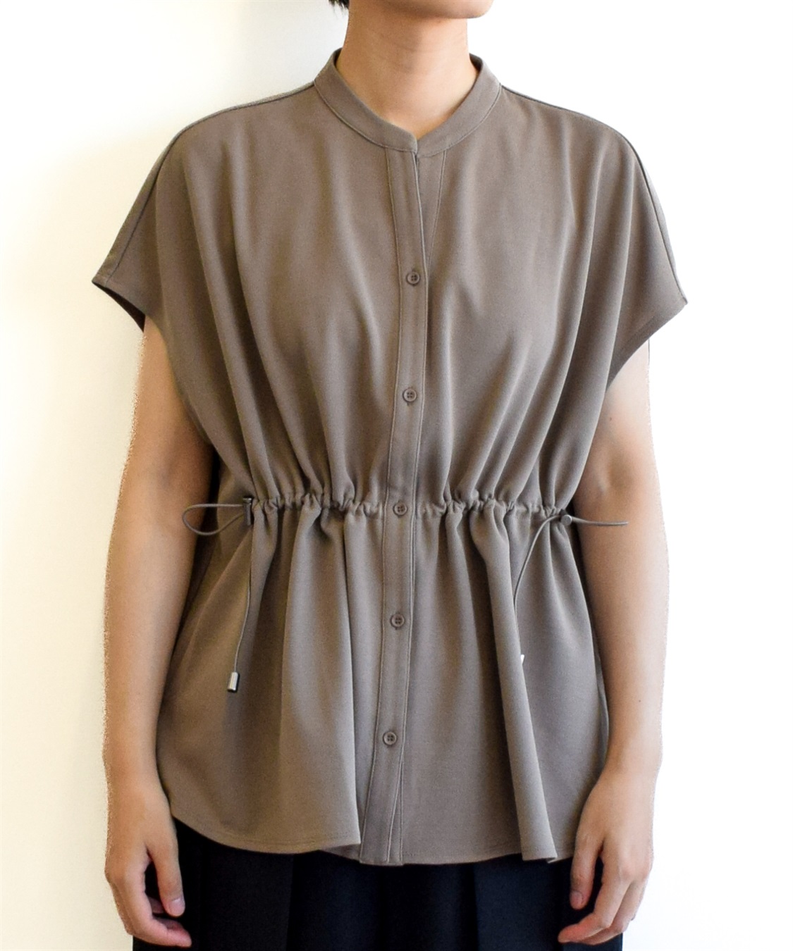 ATSURO TAYAMA ウエスト絞りデザインシャツ_sub_4