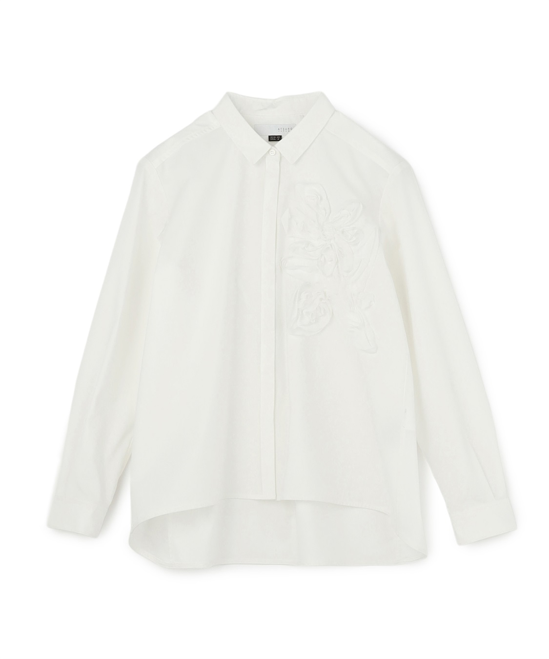 ATSURO TAYAMA フラワーモチーフロングスリーブブラウス_sub_1