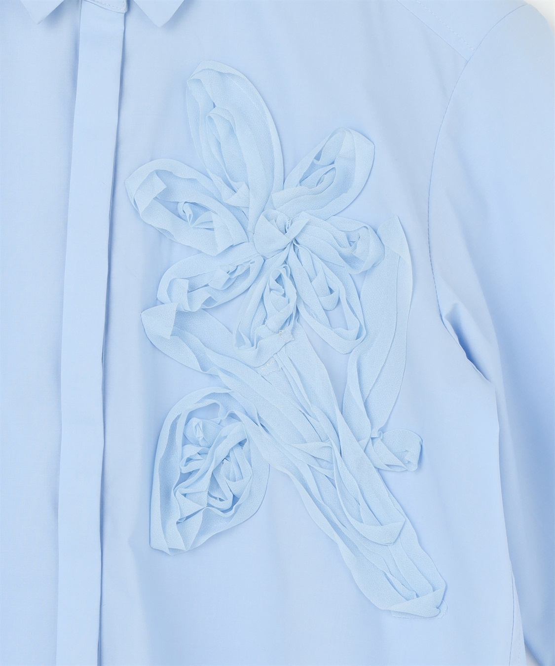 ATSURO TAYAMA フラワーモチーフロングスリーブブラウス_sub_7