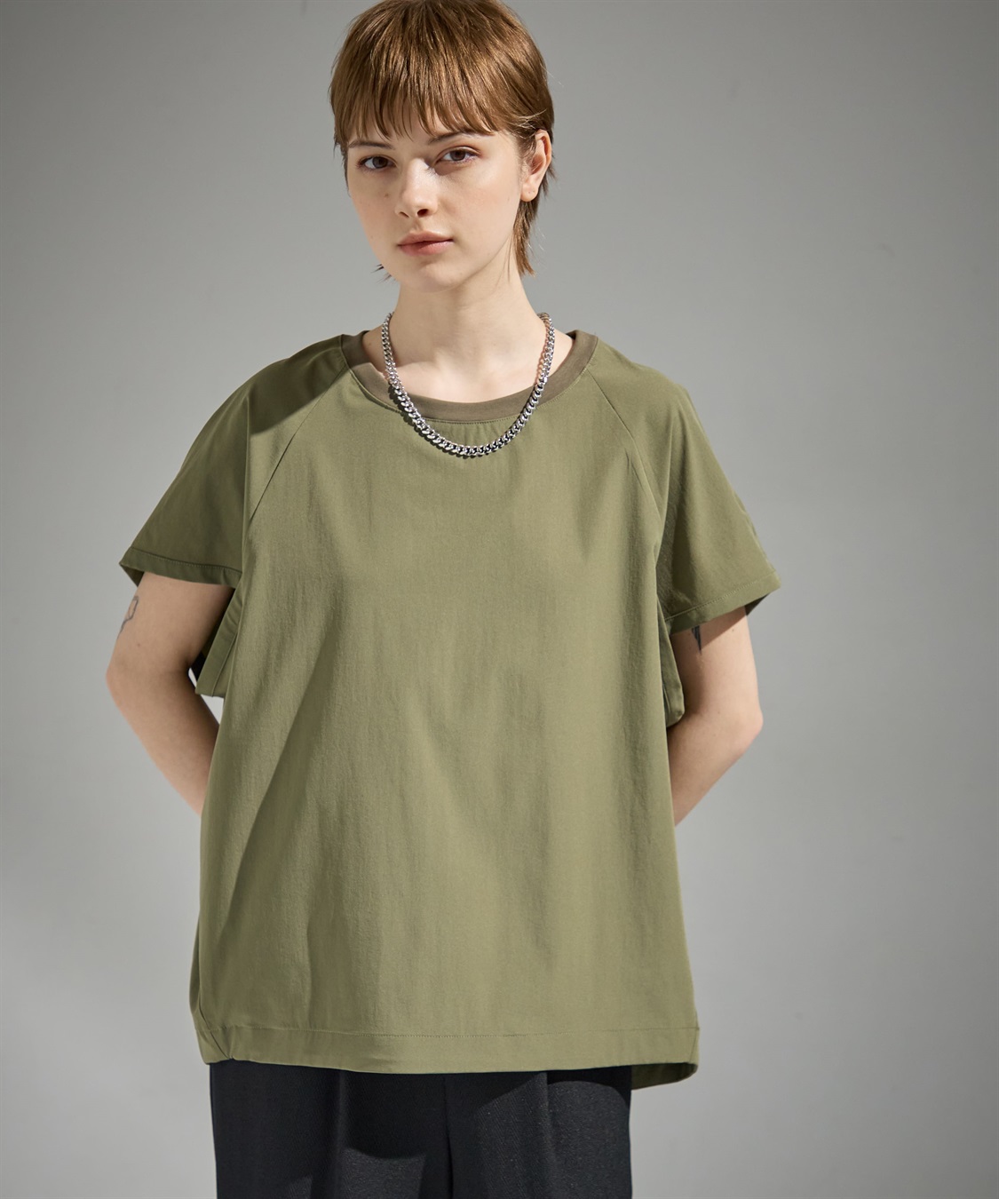 ATSURO TAYAMA 変形スリーブ半袖プルオーバー_sub_4