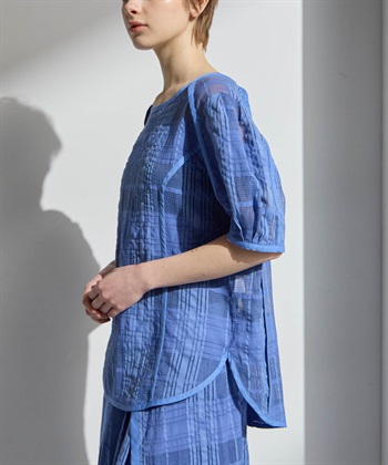 ATSURO TAYAMA シースルーチェックブラウス_subthumb_11