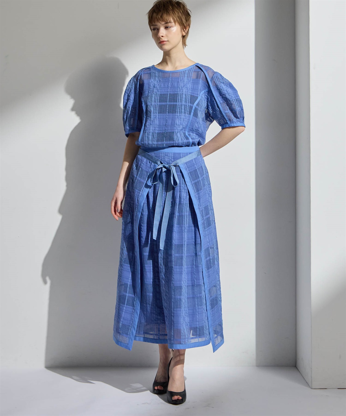 ATSURO TAYAMA シースルーチェックブラウス_sub_18