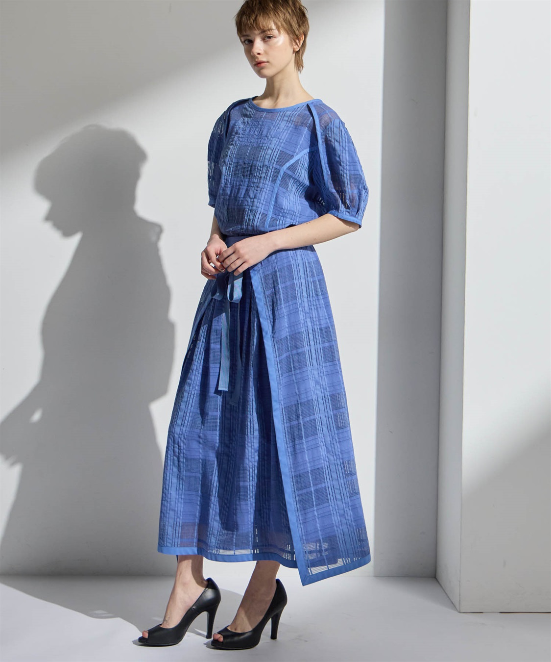 ATSURO TAYAMA シースルーチェックブラウス_sub_19