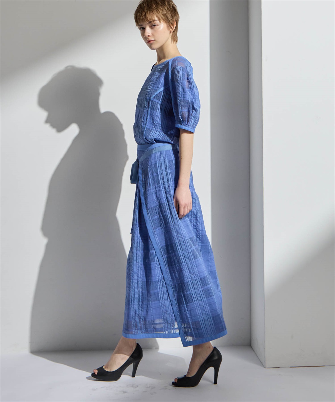 ATSURO TAYAMA シースルーチェックブラウス_sub_20