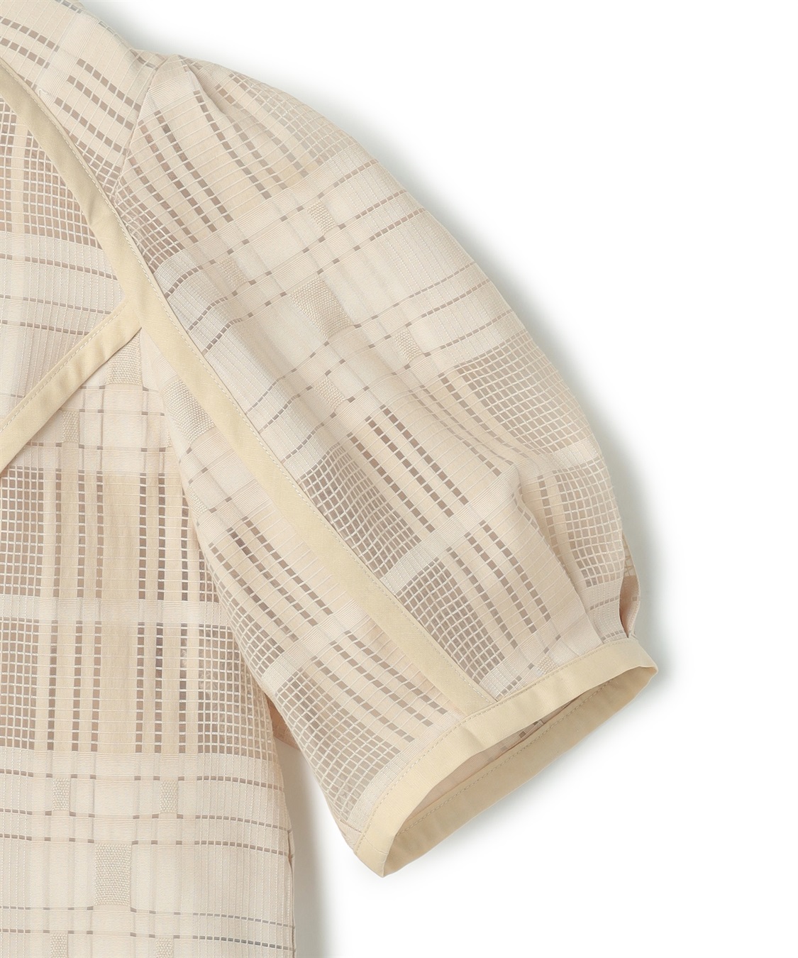 ATSURO TAYAMA シースルーチェックブラウス_sub_23