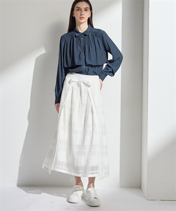 ATSURO TAYAMA パウダーサテンレイヤードブラウス_subthumb_10