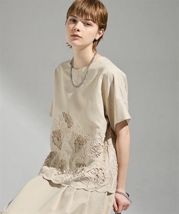 ATSURO TAYAMA テープ刺繍入りプルオーバーブラウス_subthumb_2