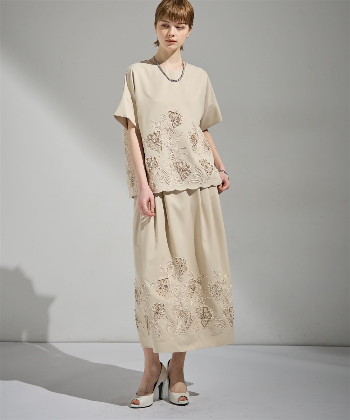 ATSURO TAYAMA テープ刺繍入りプルオーバーブラウス_sub_13