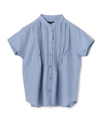 ATSURO TAYAMA タックリボンフリル付き半袖シャツ_subthumb_1