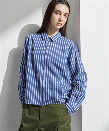 ATSURO TAYAMA シアーストライプロングスリーブシャツ_subthumb_1