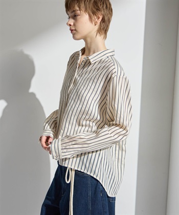 ATSURO TAYAMA シアーストライプロングスリーブシャツ_subthumb_4