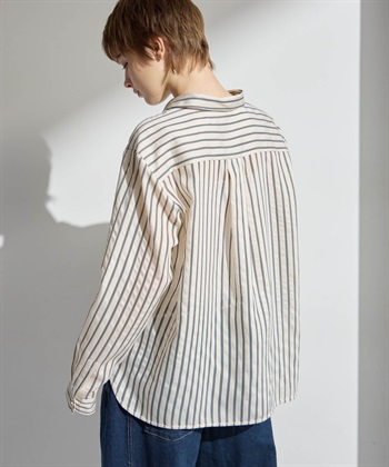 ATSURO TAYAMA シアーストライプロングスリーブシャツ_subthumb_5