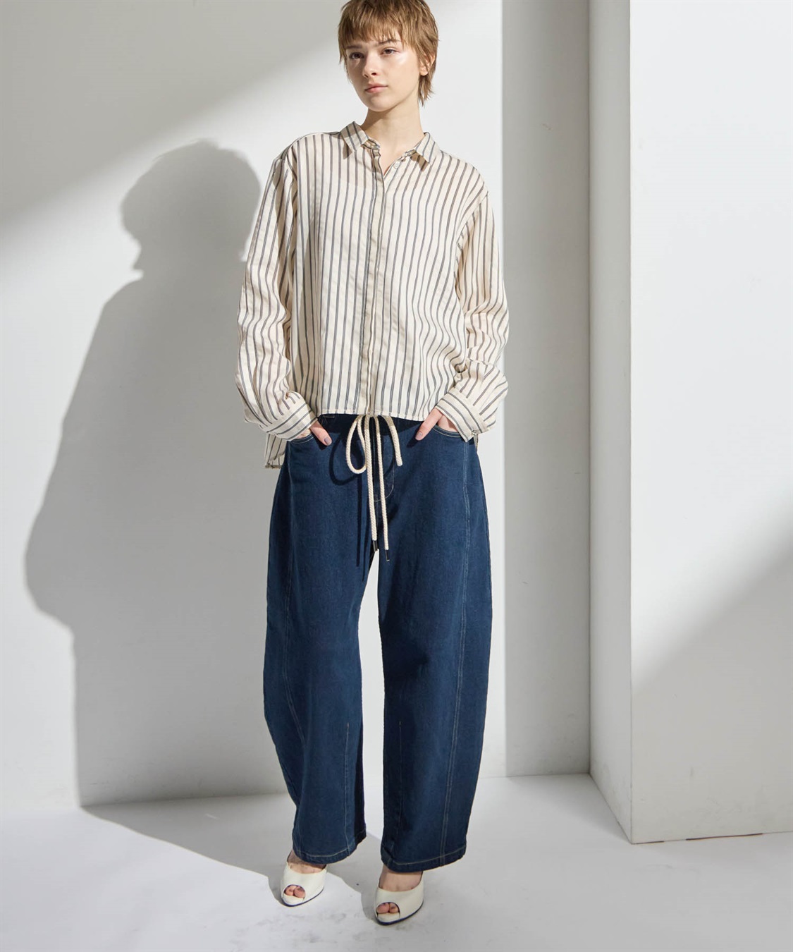 ATSURO TAYAMA シアーストライプロングスリーブシャツ_sub_6