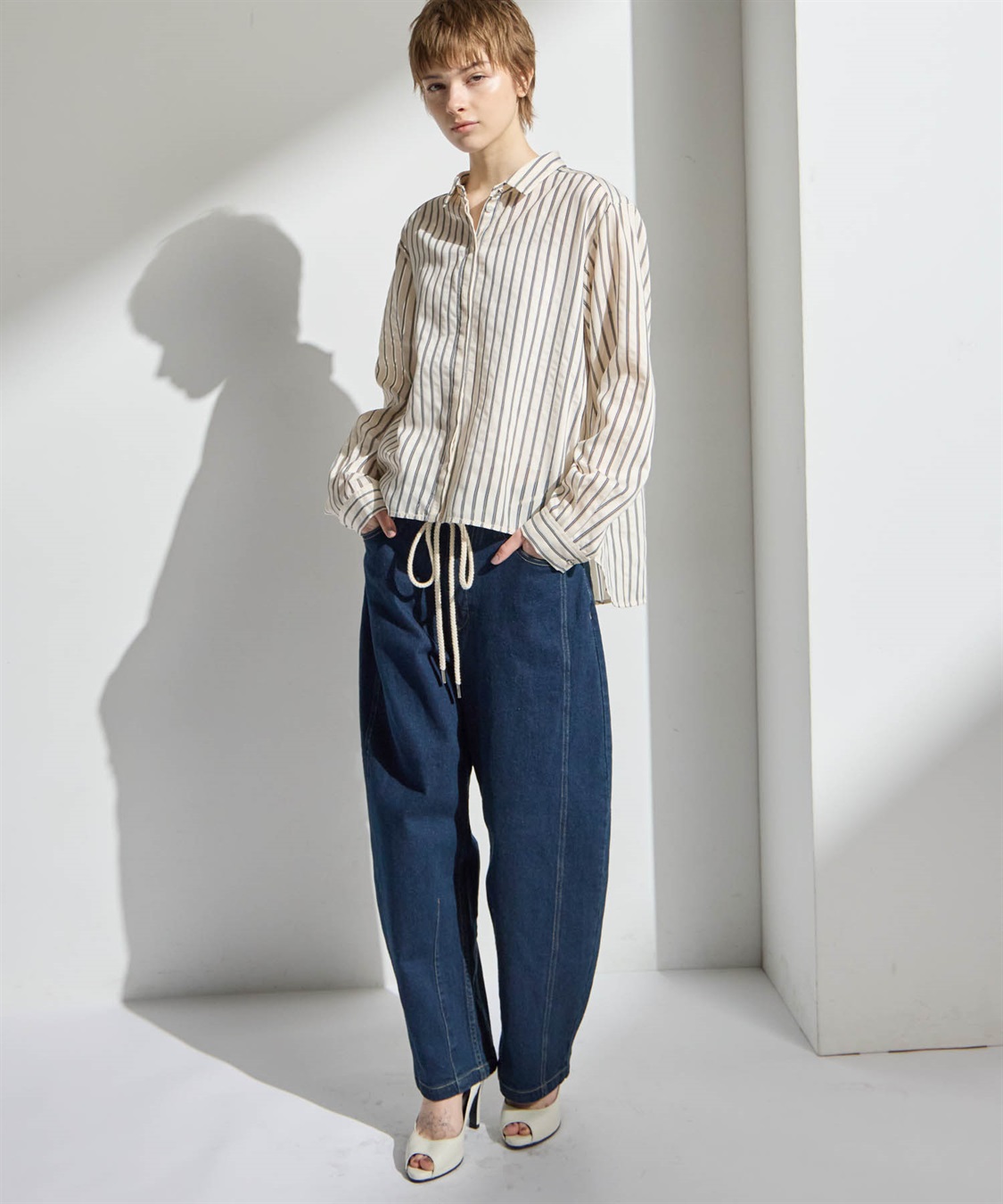 ATSURO TAYAMA シアーストライプロングスリーブシャツ_sub_7