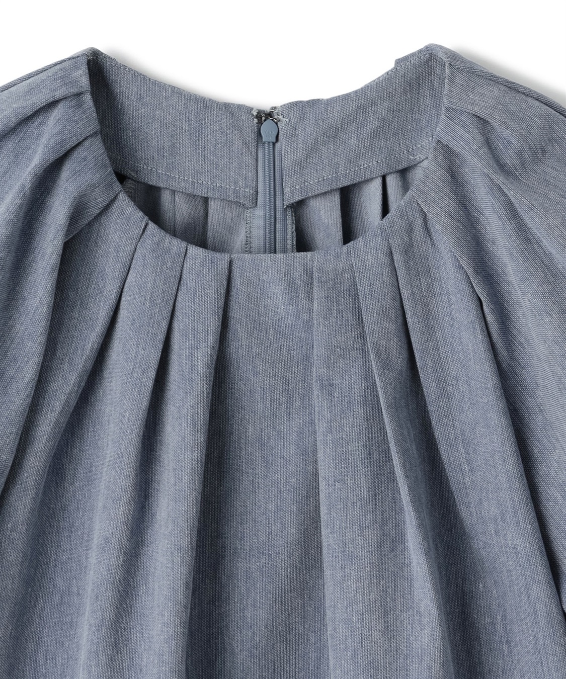 ATSURO TAYAMA 5分袖タックフレアブラウス_sub_7