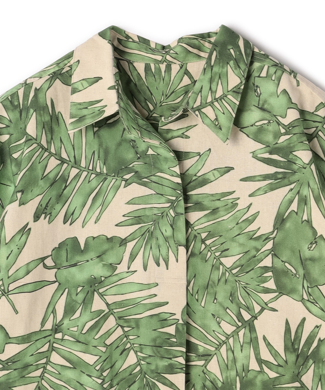 ATSURO TAYAMA トロピカルリーフプリント半袖シャツ_sub_10