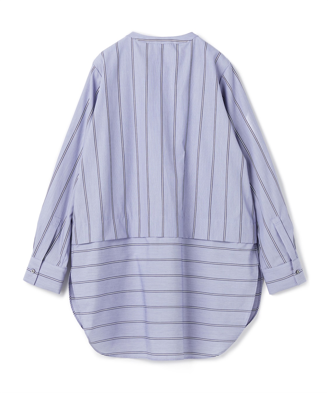 ATSURO TAYAMA 切り替えストライプ柄シャツ_sub_1