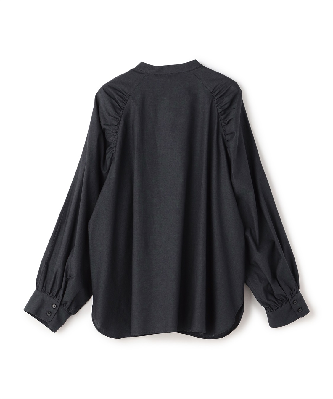 ATSURO TAYAMA 肩ギャザーコットンドビーブラウス_sub_1