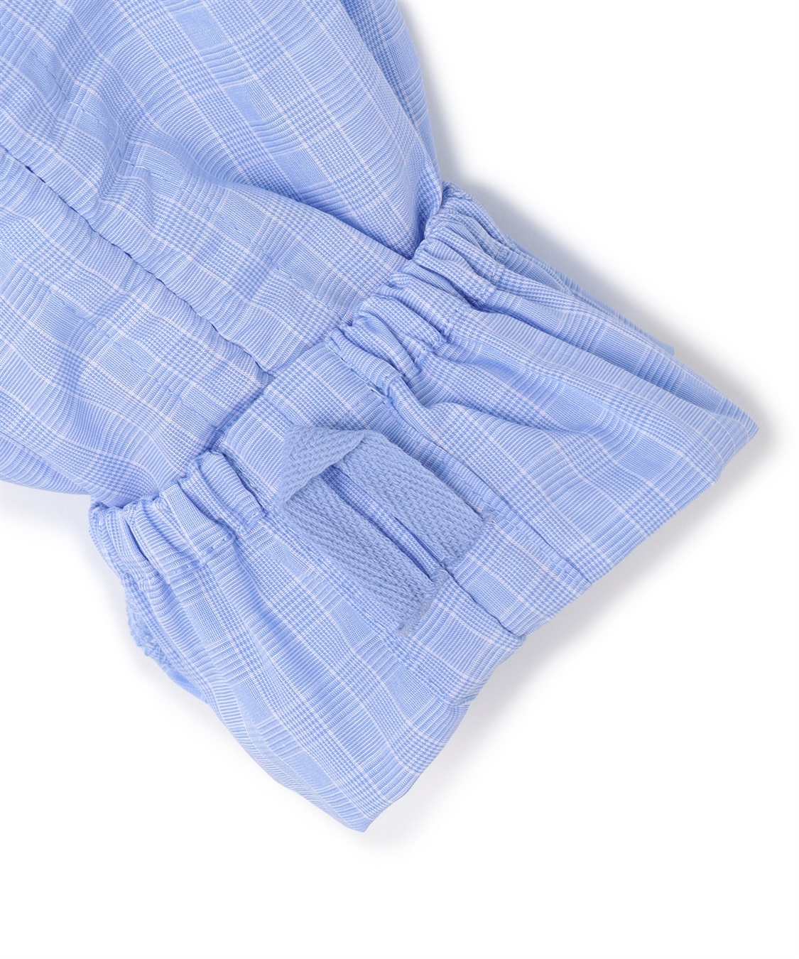 ATSURO TAYAMA ギャザー袖バンドカラーシャツ_sub_4