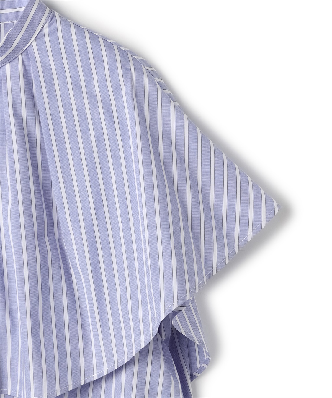 ATSURO TAYAMA アシンメトリーケープカラーブラウス_sub_4