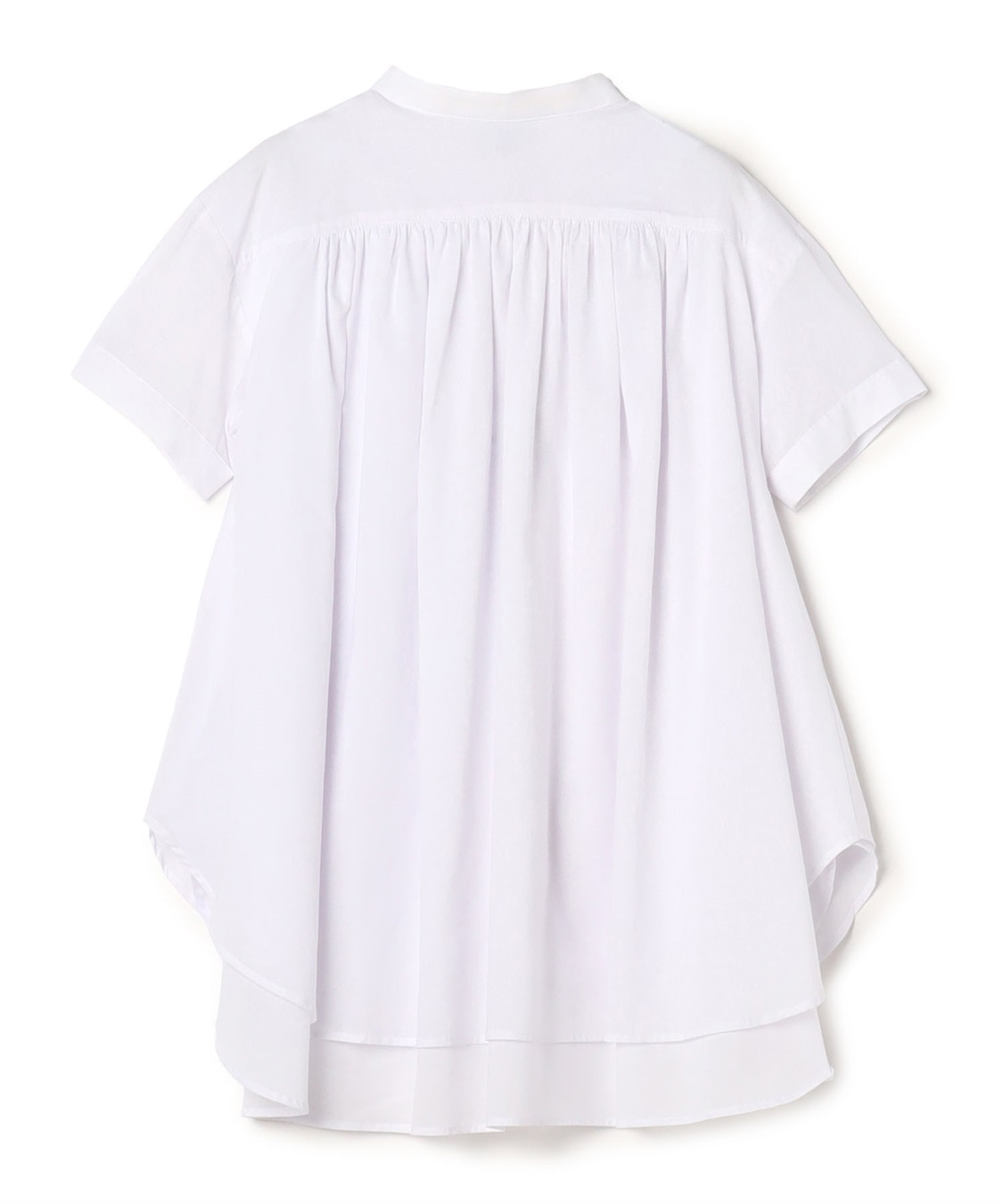 ATSURO TAYAMA バンドカラーコットンフレアブラウス_sub_1