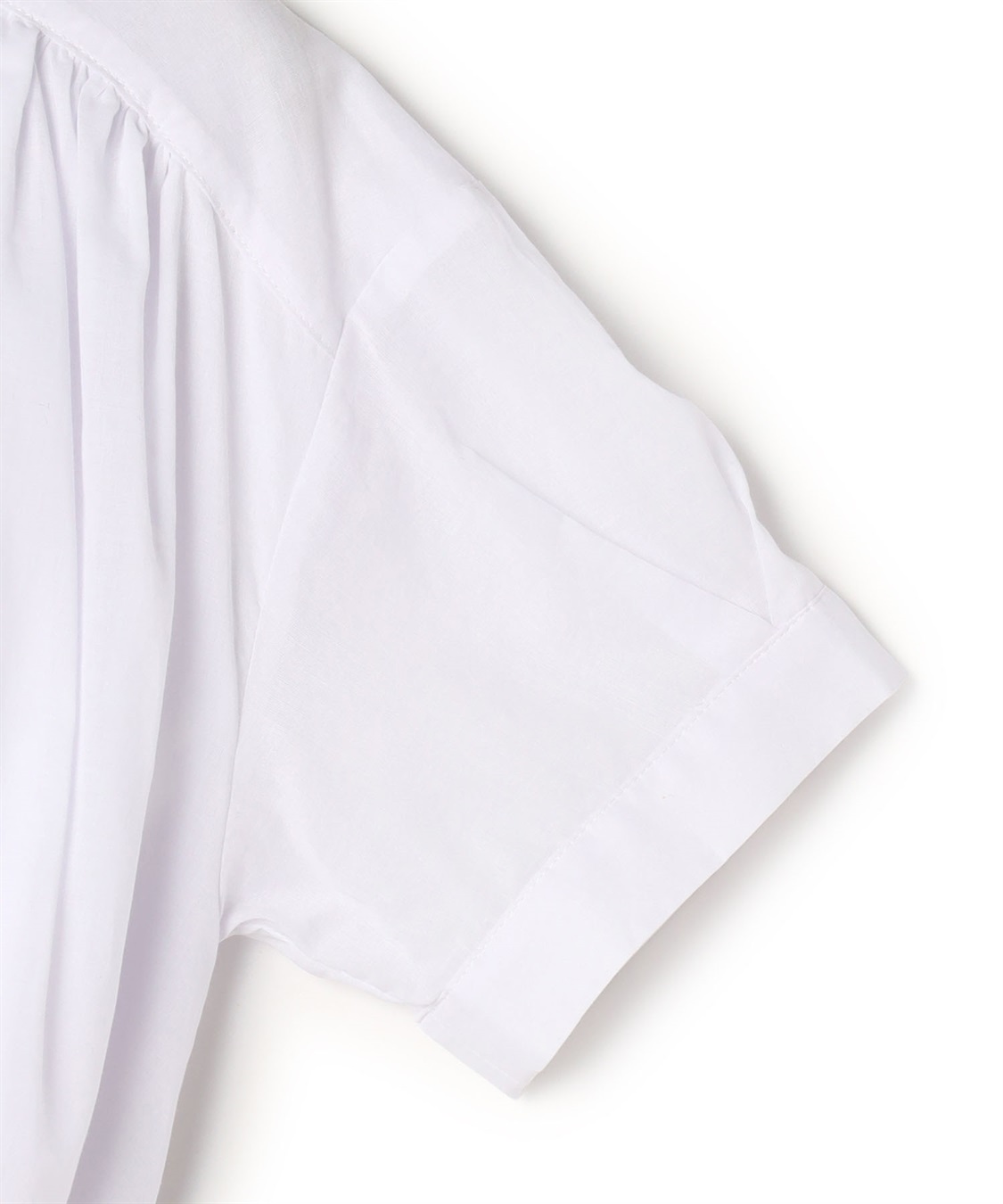 ATSURO TAYAMA バンドカラーコットンフレアブラウス_sub_4