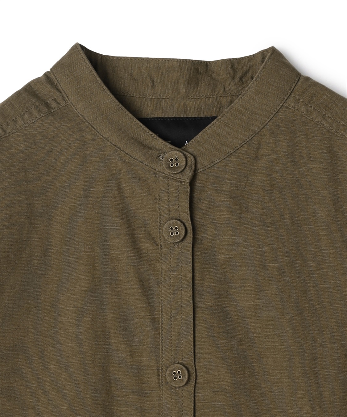 ATSURO TAYAMA 【ART OF GARDEN】コットン×リネンバンドカラーブルゾン_sub_2