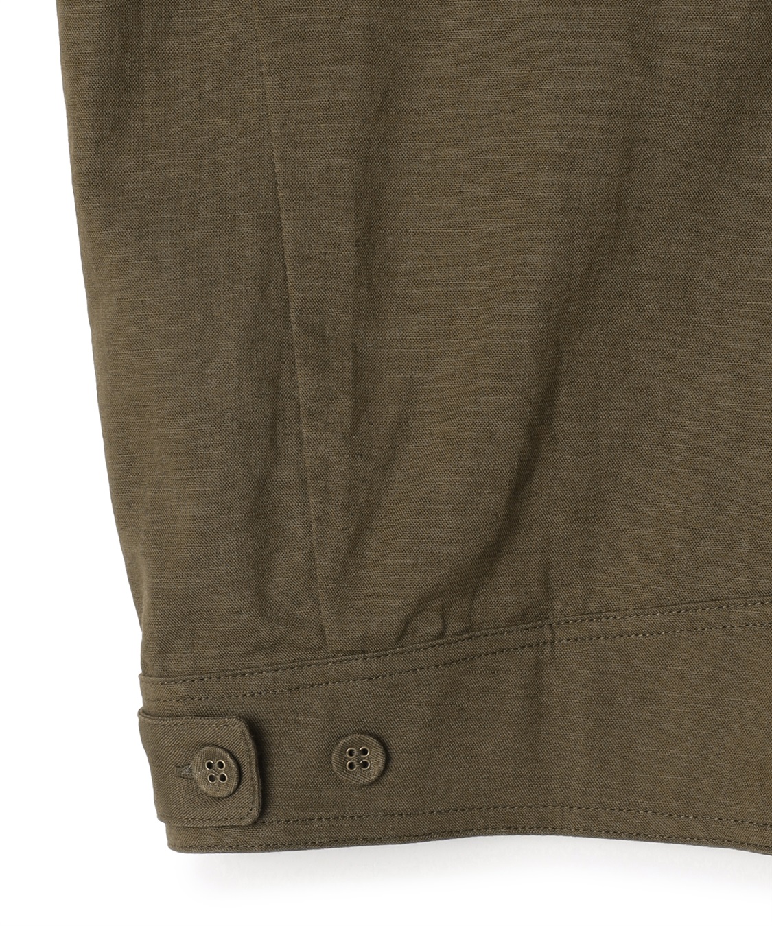 ATSURO TAYAMA 【ART OF GARDEN】コットン×リネンバンドカラーブルゾン_sub_6