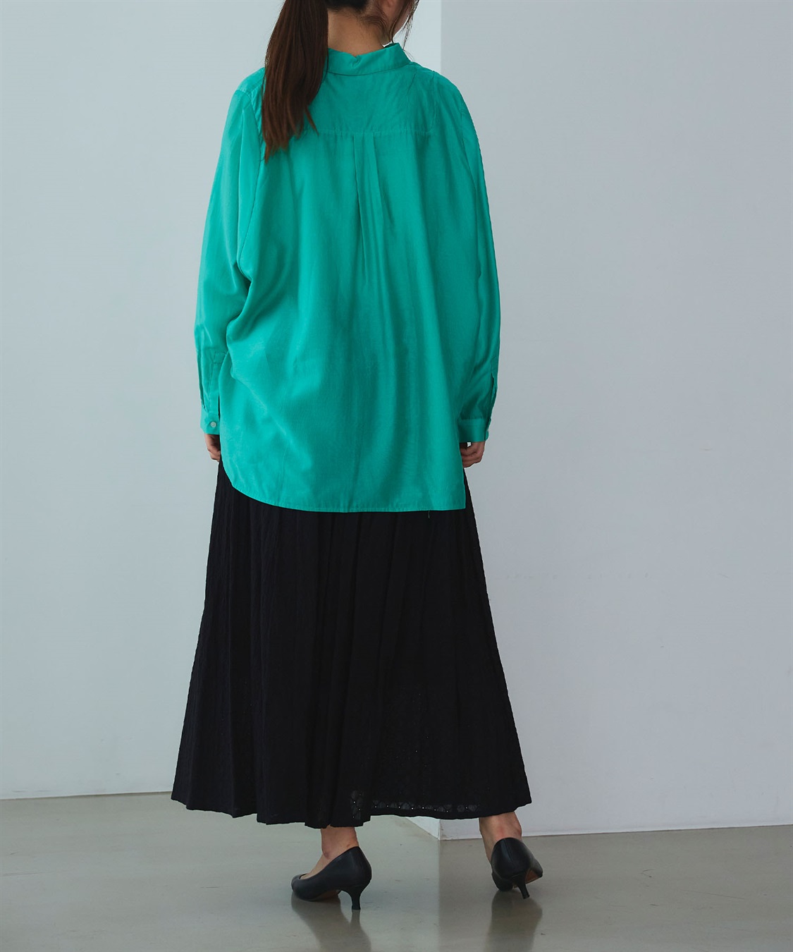 ATSURO TAYAMA チュニック丈ローンシャツ_sub_6