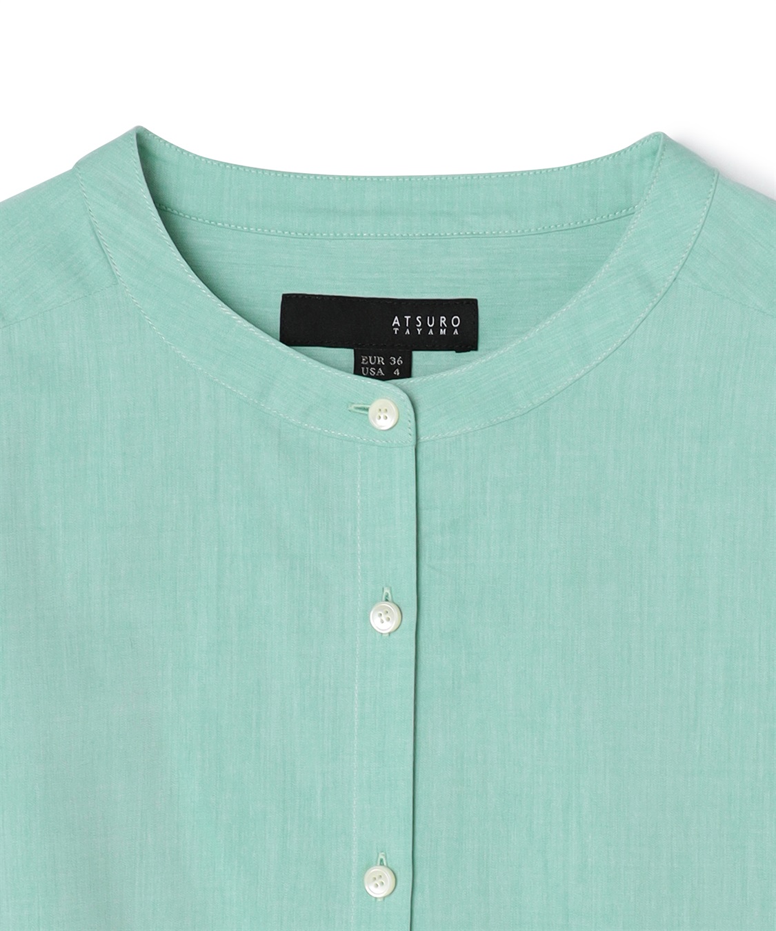 ATSURO TAYAMA ポケット付きバンドカラーシャツ_sub_2