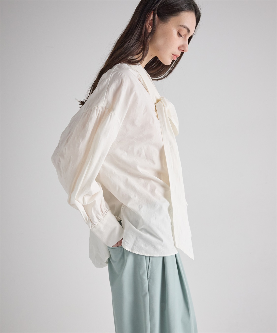 ATSURO TAYAMA ボウタイブラウス_sub_20