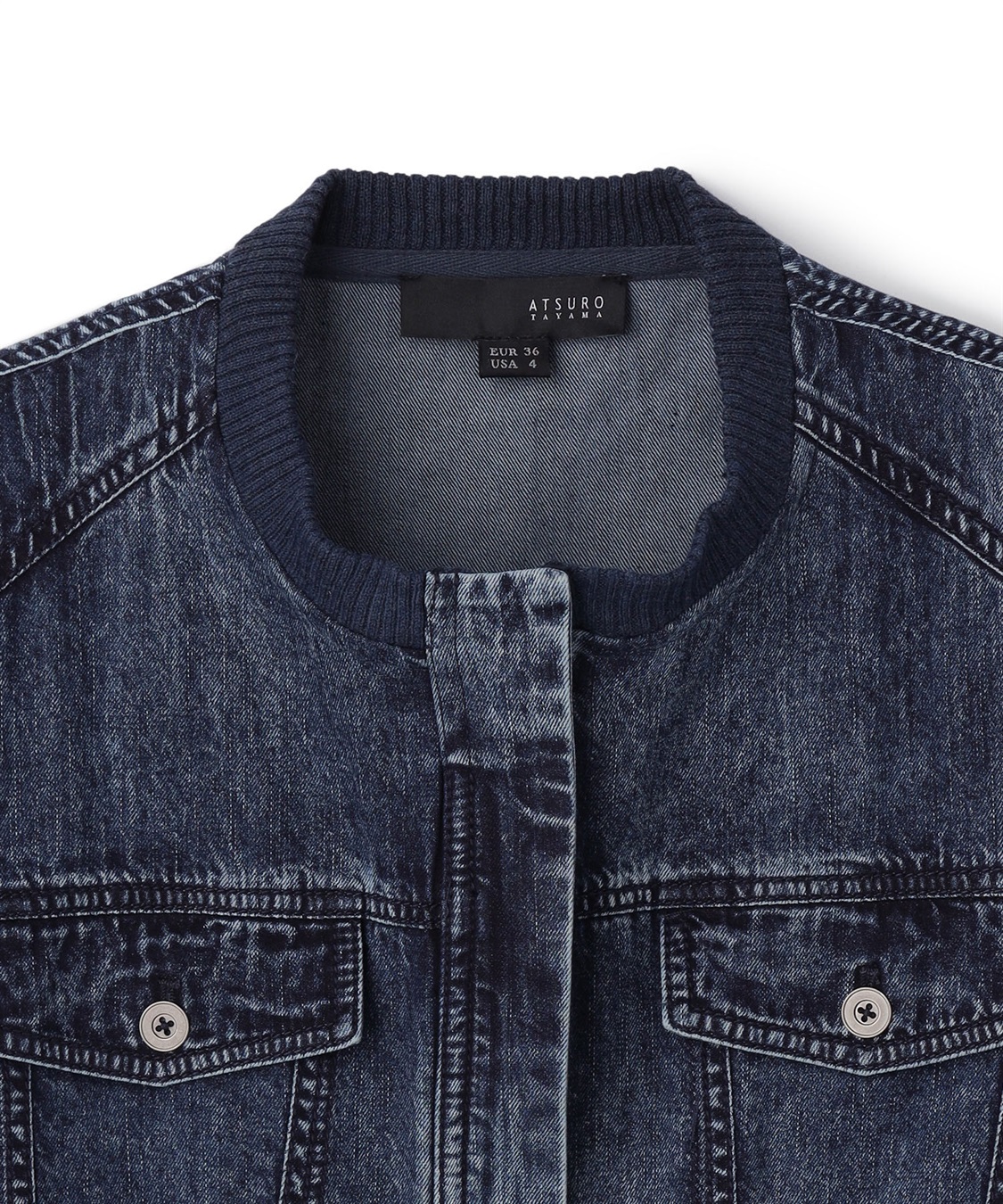 ATSURO TAYAMA 異素材コンビデニムベスト_sub_6