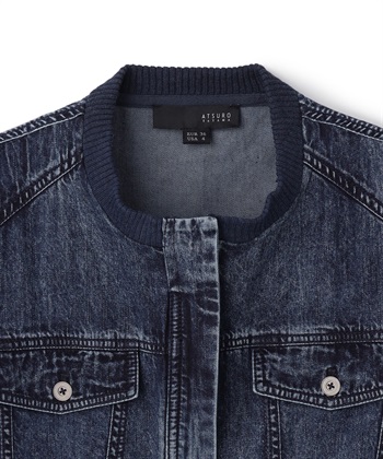 ATSURO TAYAMA 異素材コンビデニムベスト_subthumb_6