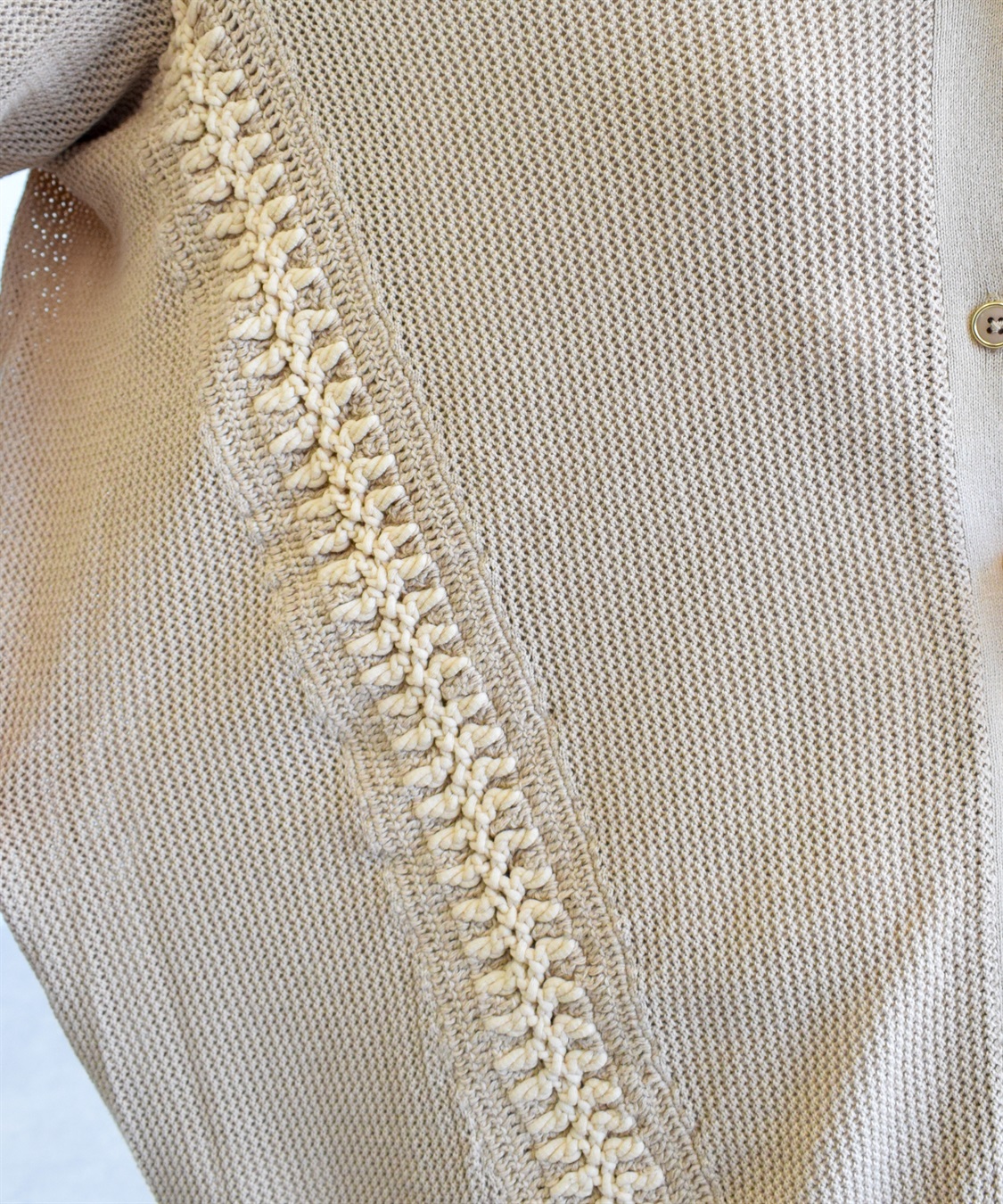 ATSURO TAYAMA コットンメッシュカーディガン_sub_2