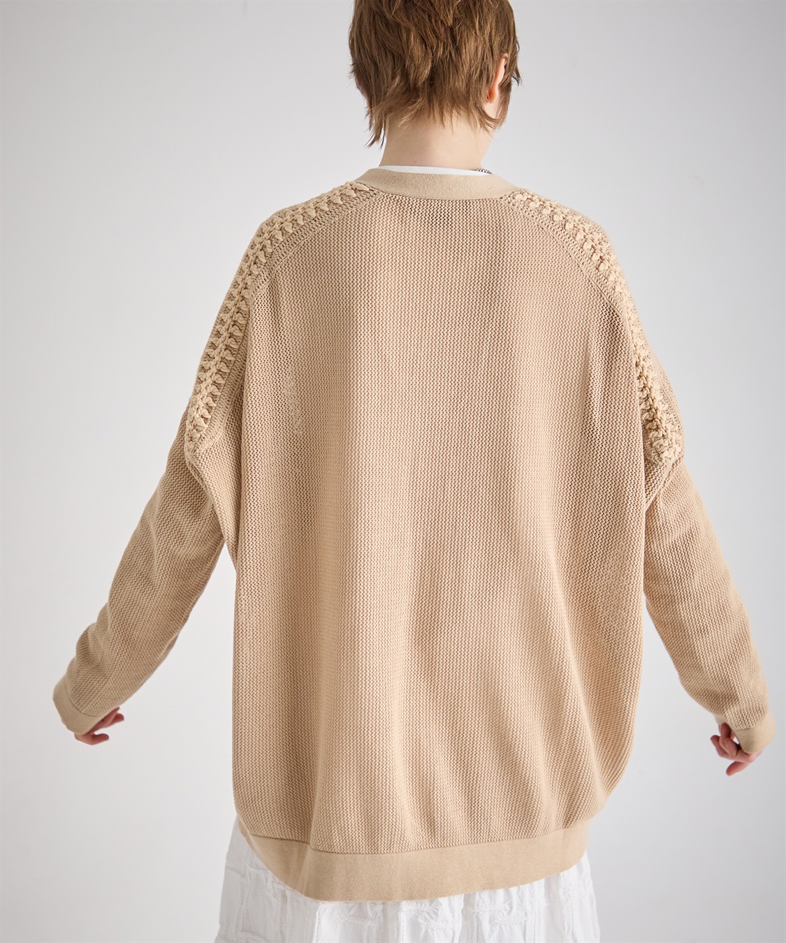 ATSURO TAYAMA コットンメッシュカーディガン_sub_10