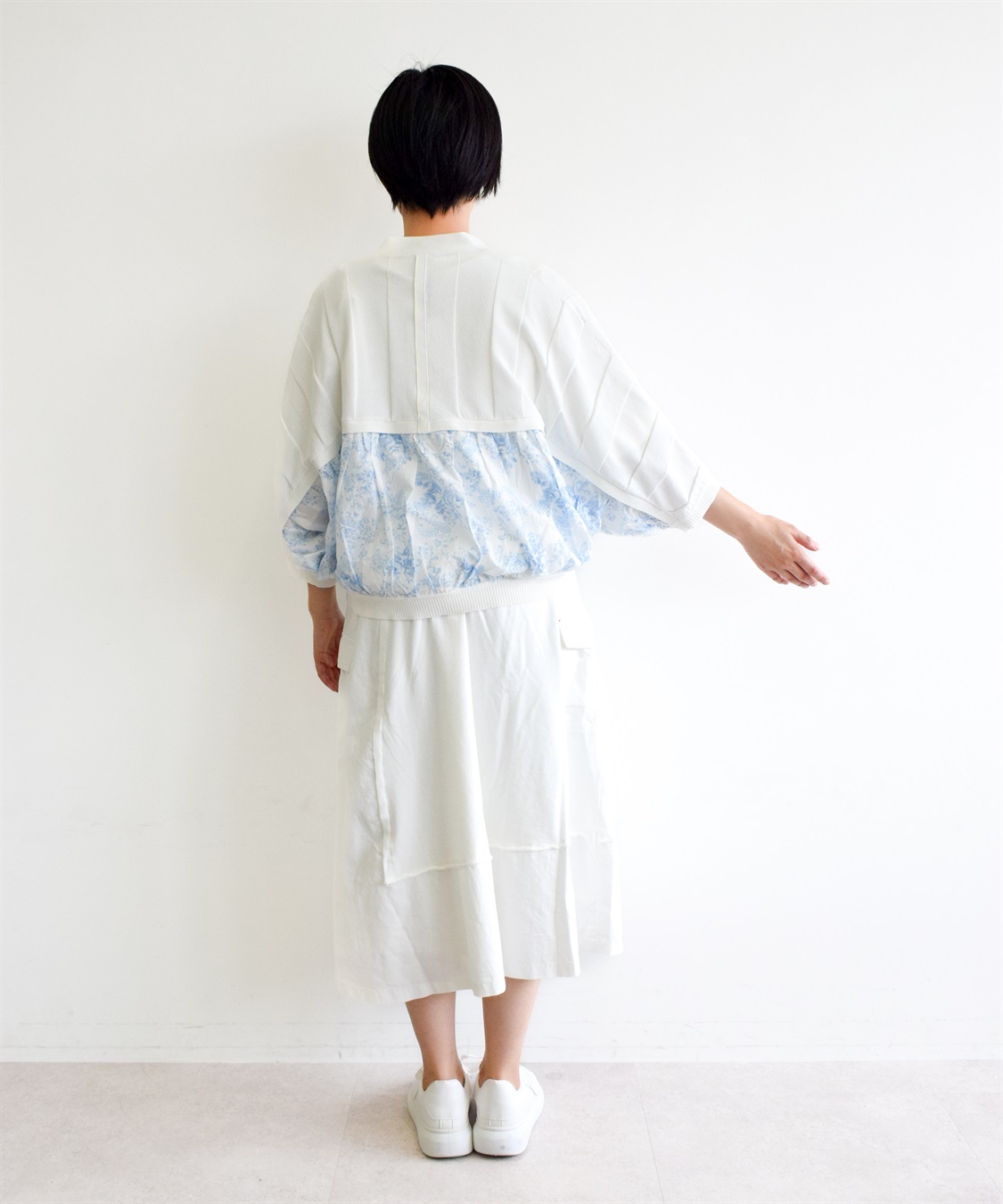 ATSURO TAYAMA フラワープリントドルマンカーディガン_sub_1