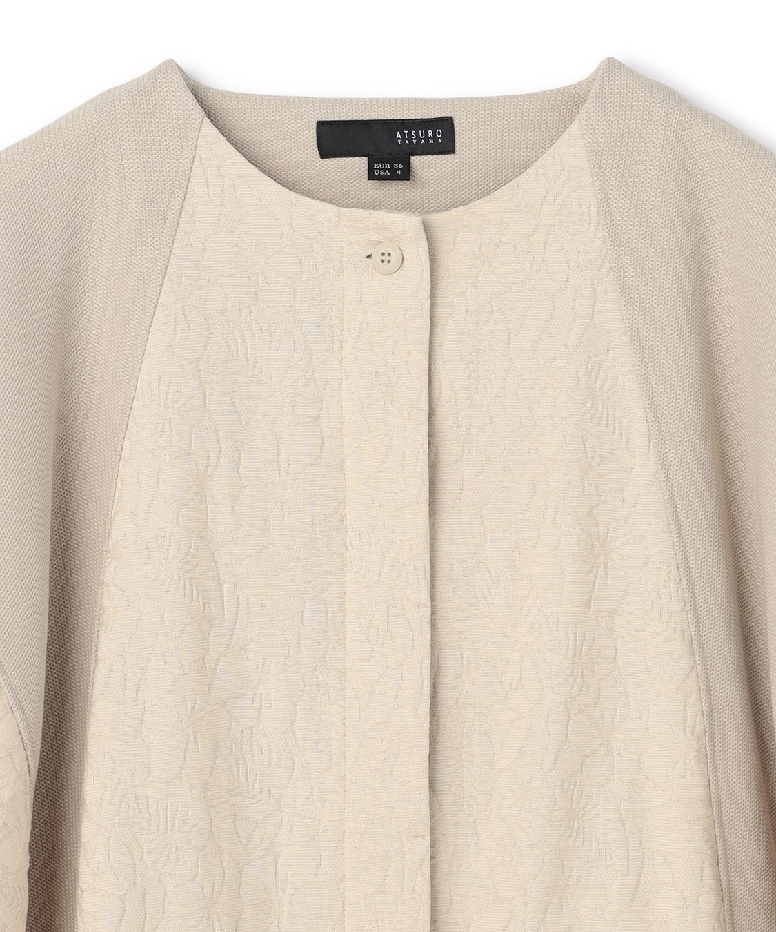 ATSURO TAYAMA フラワージャカードカーディガン_sub_2