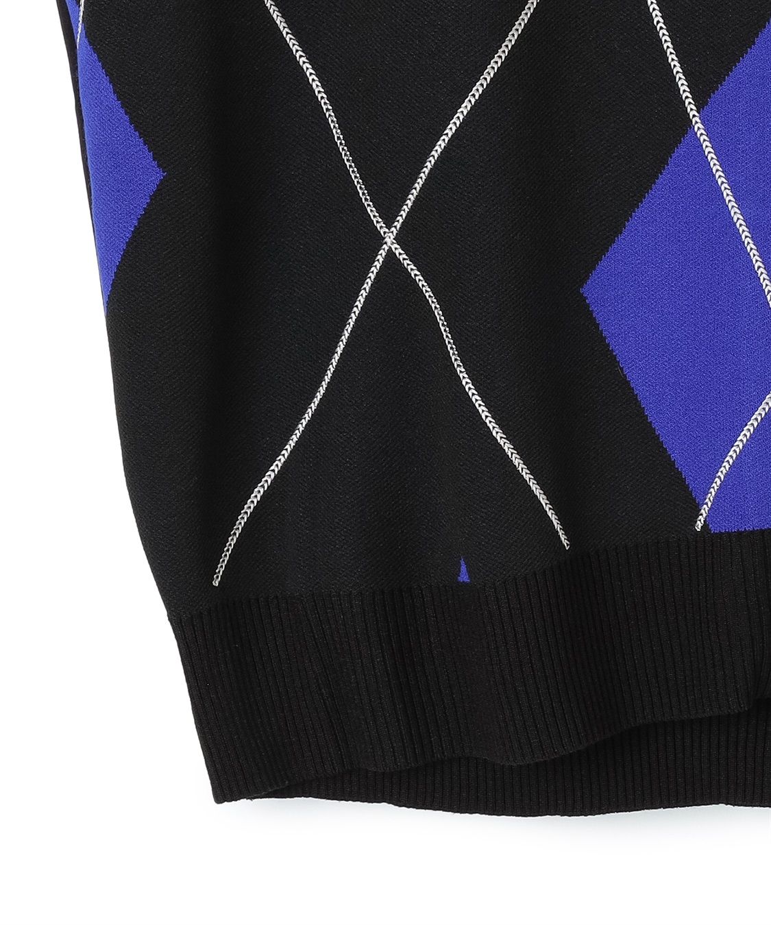 ATSURO TAYAMA イレギュラーアーガイルニットブルゾン_sub_7