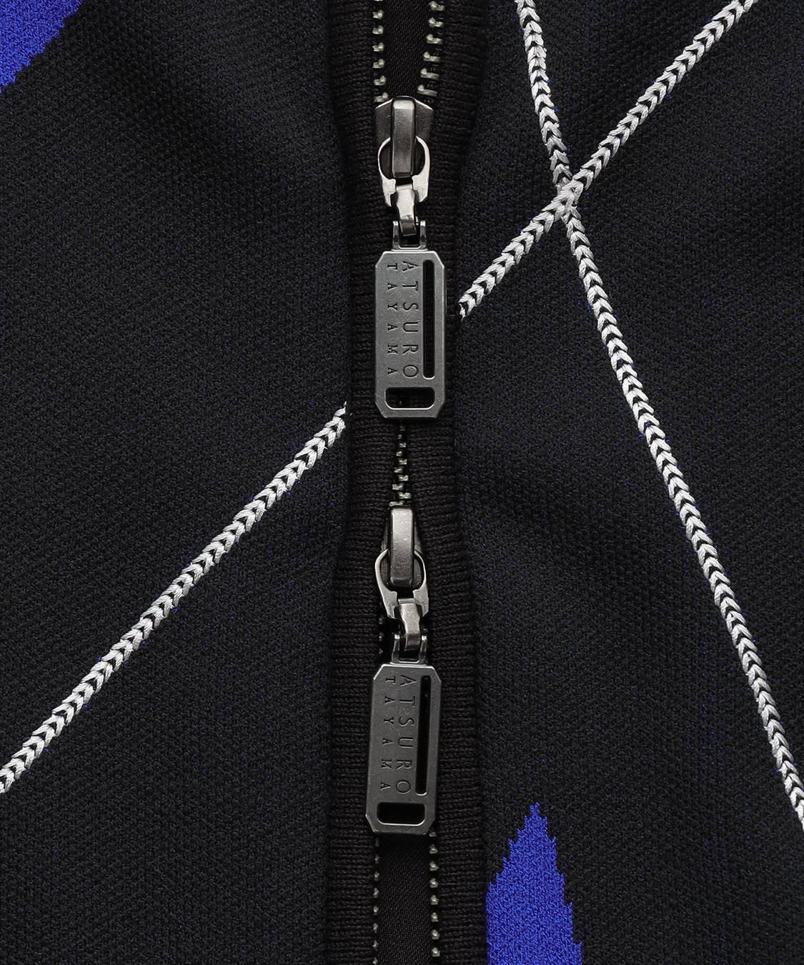 ATSURO TAYAMA イレギュラーアーガイルニットブルゾン_sub_8