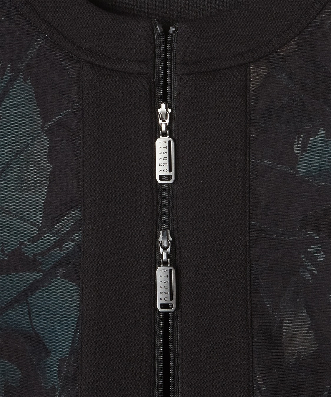 ATSURO TAYAMA プリント×メッシュ使いカーディガン_sub_7