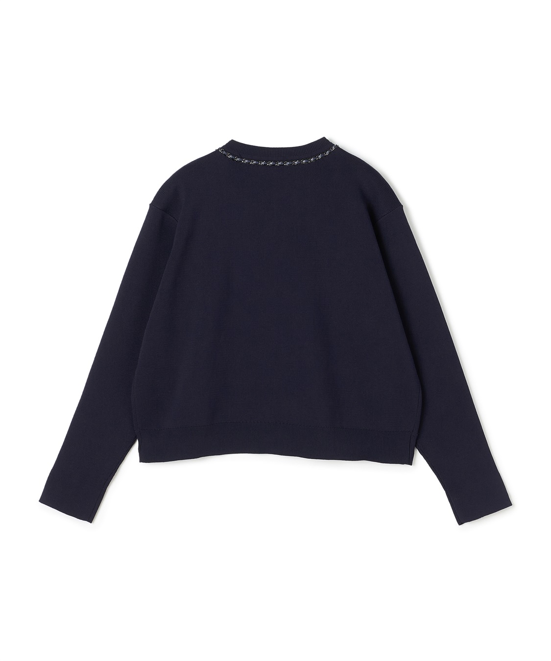 ATSURO TAYAMA レザーチェーンニットカーディガン_sub_2